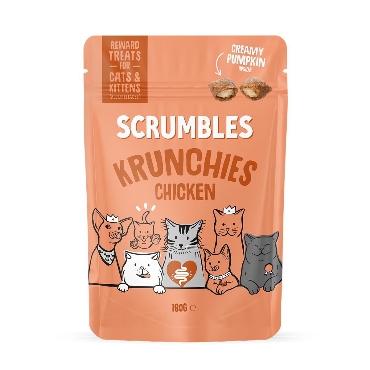 Krunchies: Kipsnacks voor katten